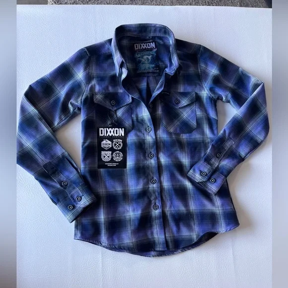Dixxon Women's The Offspring Supercharged Flannel Small NWT - Picture 6 of 12